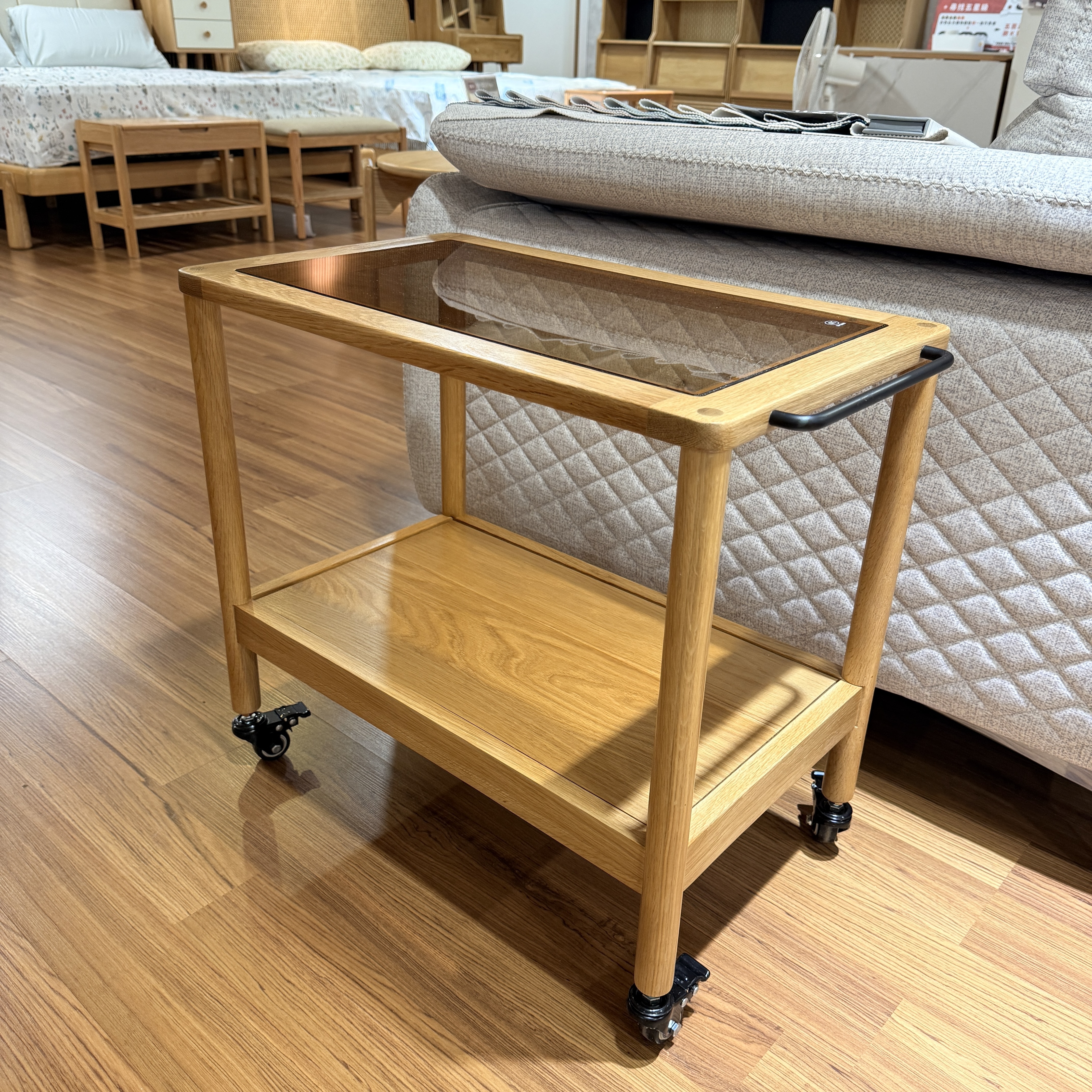 〖特惠款〗實木移動邊几 FP-0082