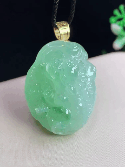 994036 翡翠冰飄綠貔貅