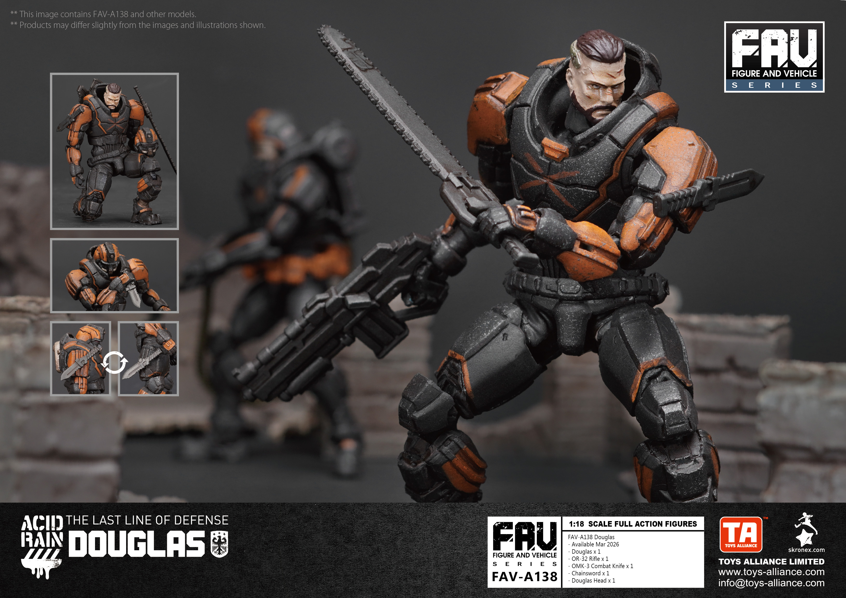 [預訂] Toys Alliance FAV-A138 Douglas / 杜格拉斯 / ダグラス