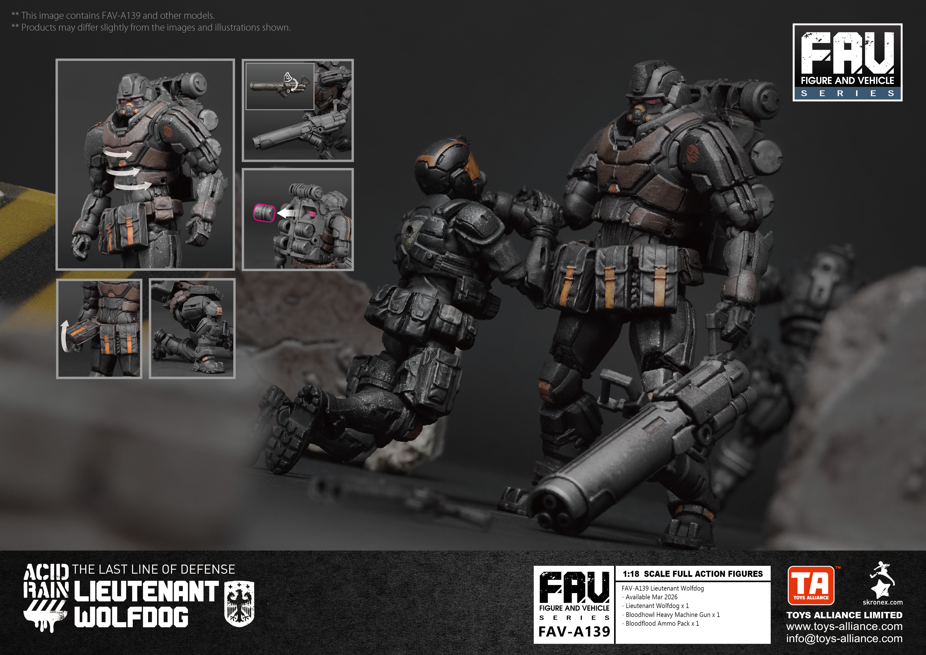 [預訂] Toys Alliance FAV-A139 Lieutenant Wolfdog / 狼犬中尉 / 中尉ウルフドッグ