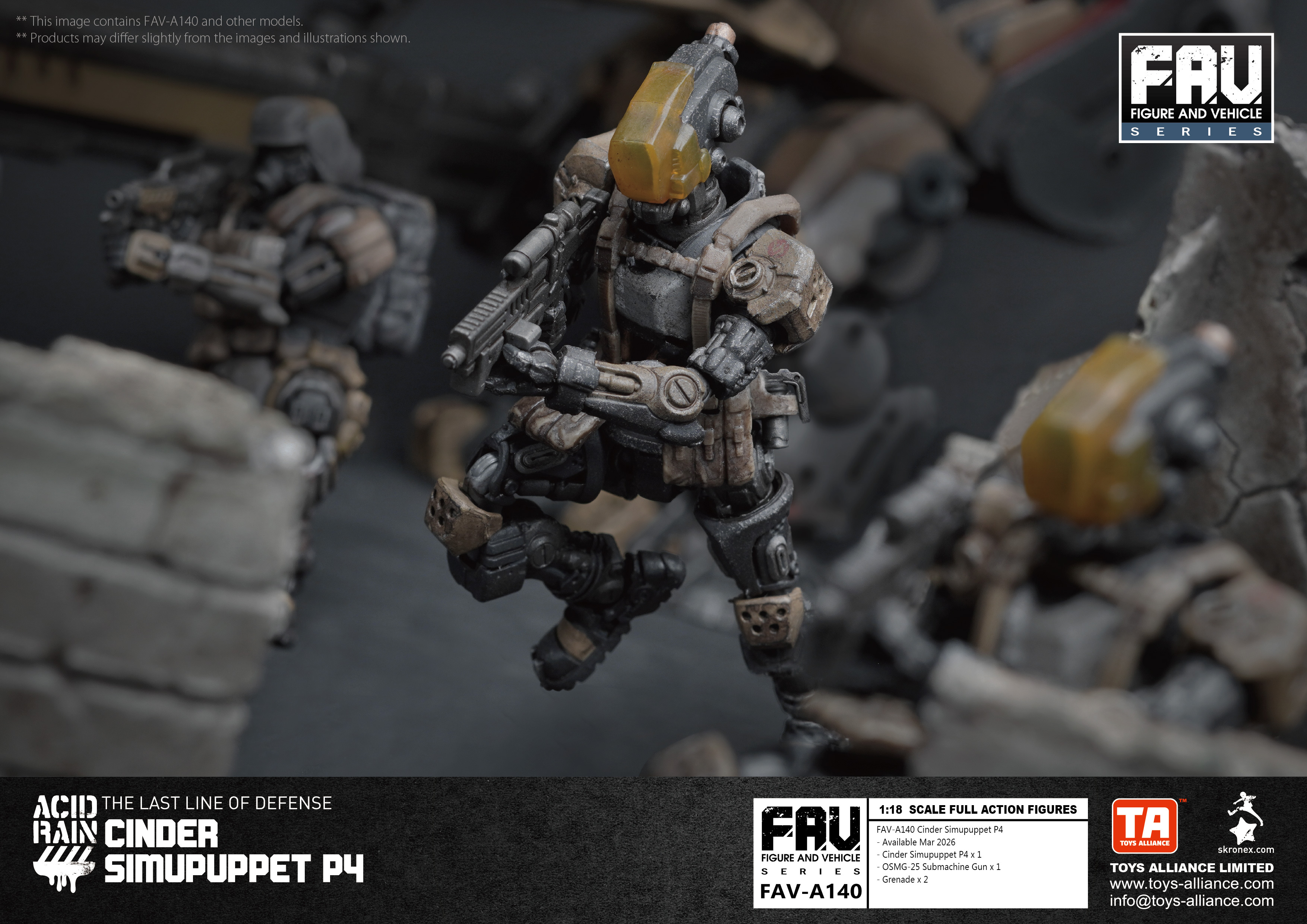 [預訂] Toys Alliance FAV-A140 Cinder Simupuppet P4 / 渣燼影傀 P4 / シンダー シミュパペットP4