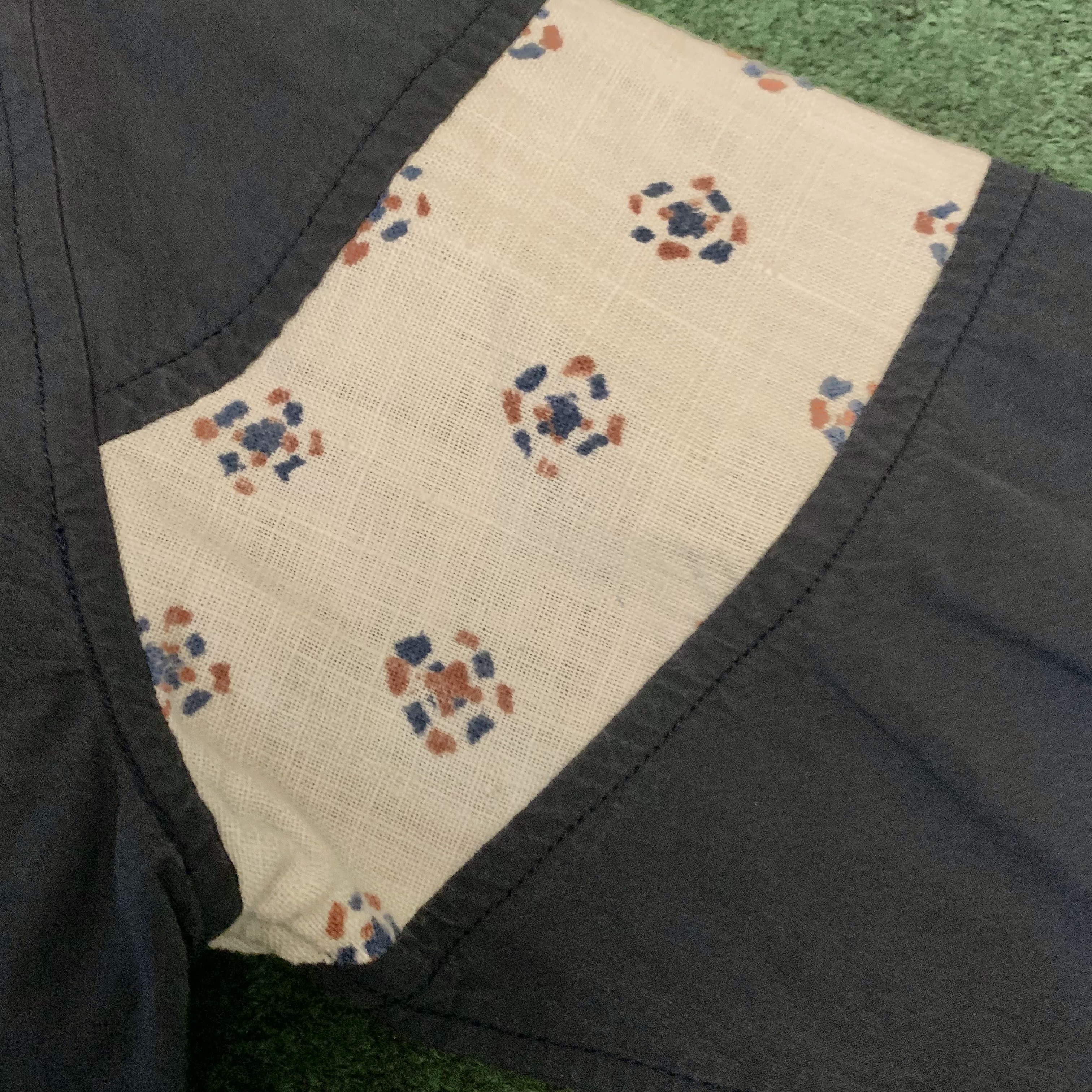 VISVIM AHAB ARMY SHIRT L/S (COTTTON/NYLON)  (( USED A )) 中古美品 - NAVY SIZE 2 PRE ORDER ITEM (預訂中)