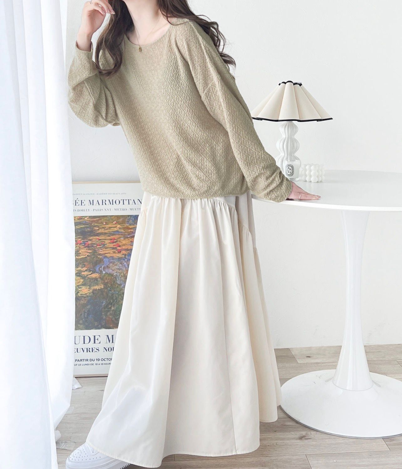 【預購】JN092604 Classical Elf 褶皺長袖上衣