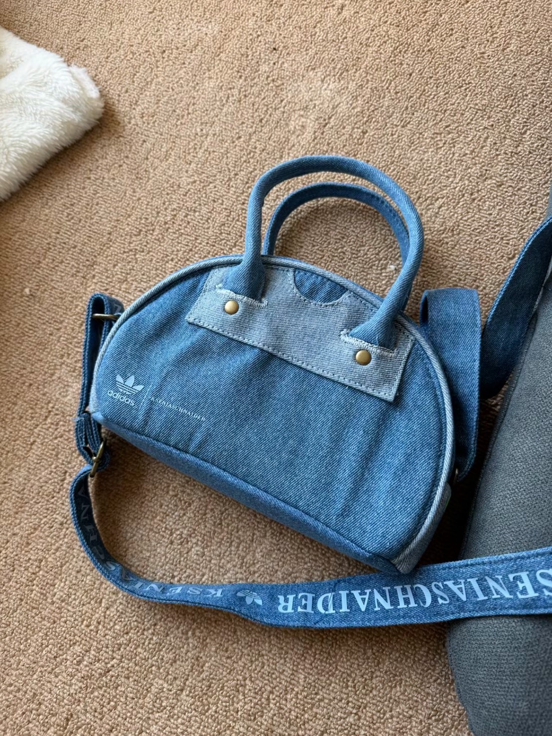 ADIDAS X KSENIA SCHNIDER BOWLING 聯名款 牛仔 保齡球包 迷你款