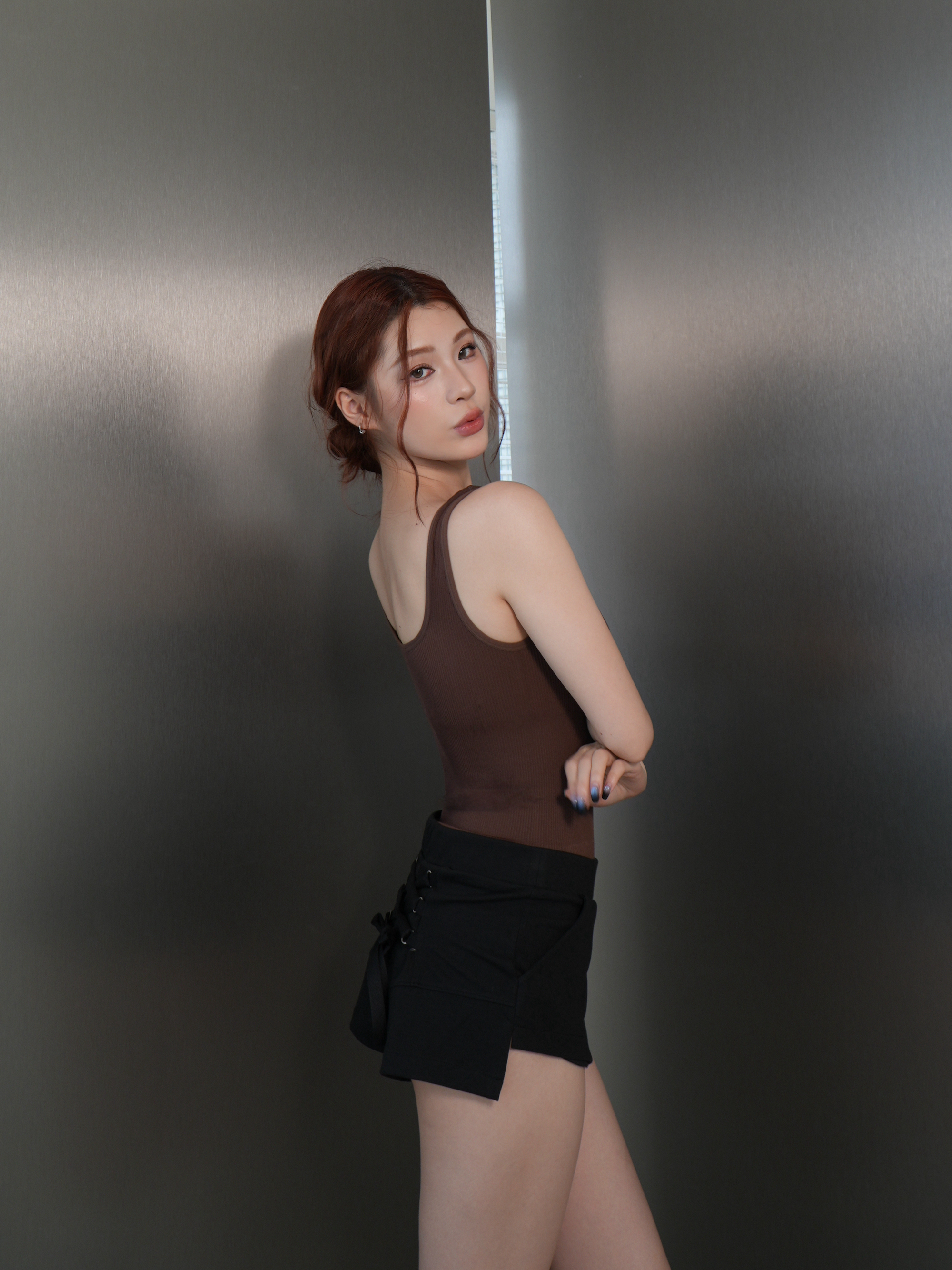 完美曲線漫畫感塑身衣(粗肩無罩杯)