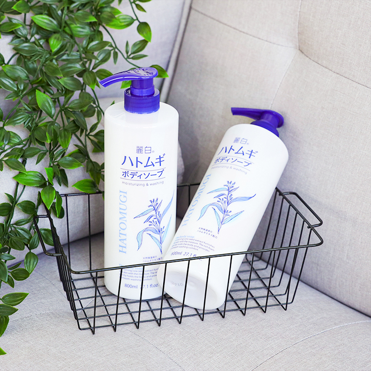 日本 KUMANO熊野油脂 麗白薏仁保濕沐浴乳 800ml【AT047】