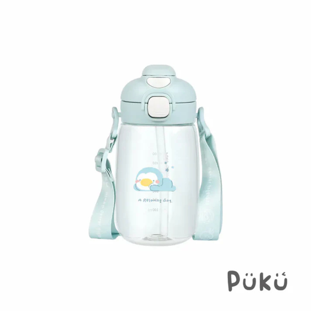 Puku 圓圓直飲吸管兩用隨身水壺550ml