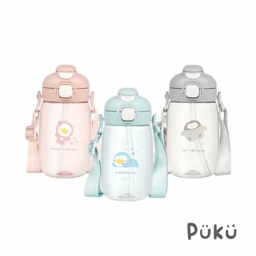 Puku 圓圓直飲吸管兩用隨身水壺550ml