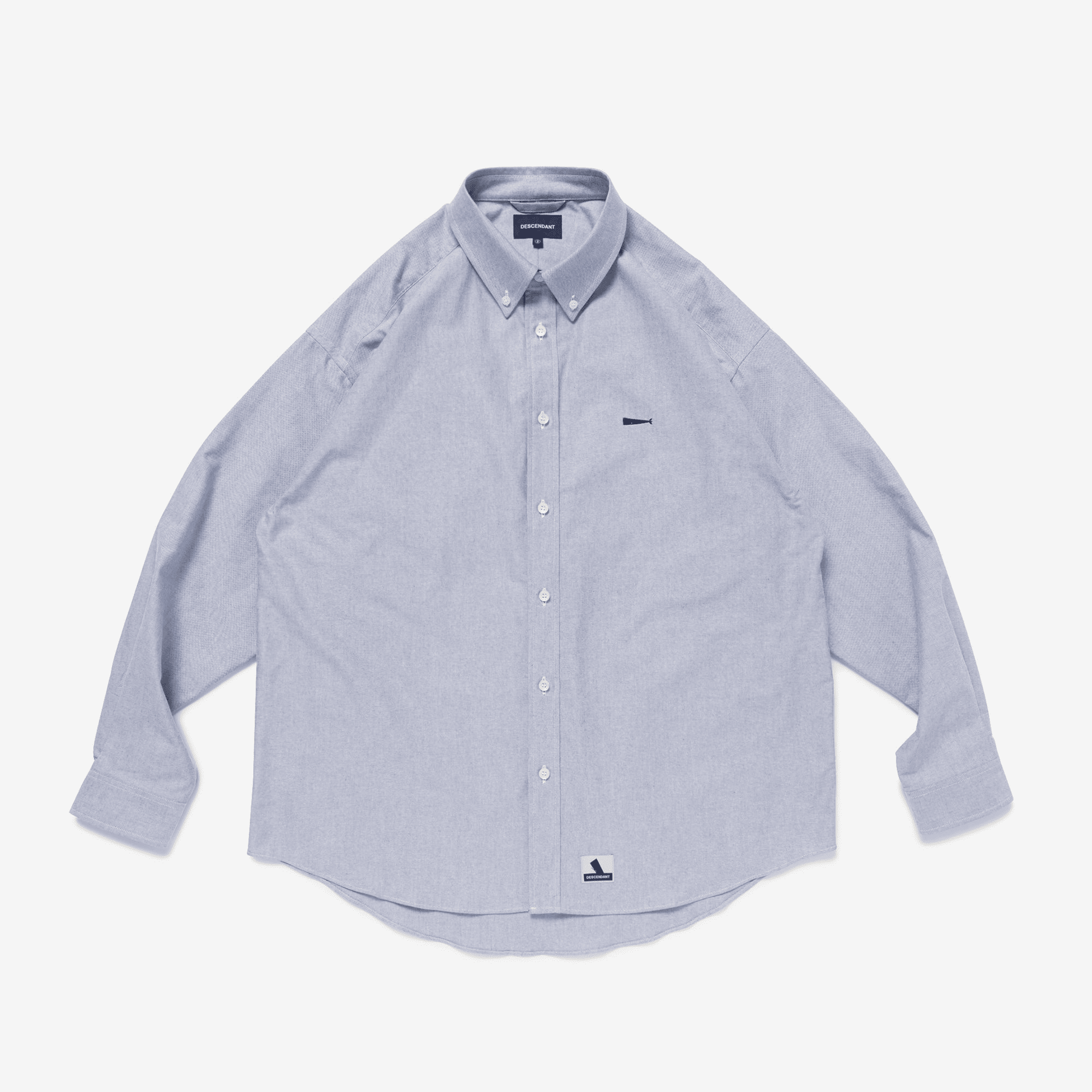 2025AW DESCENDANT KENNEDY'S OXFORD LS SHIRT 鯨魚 長袖 襯衫 現貨 252CPDS-SHM01