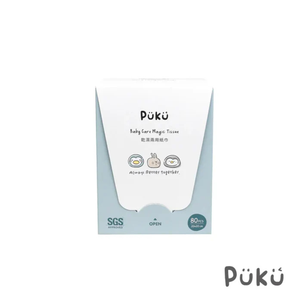 Puku 乾濕兩用紙巾80抽