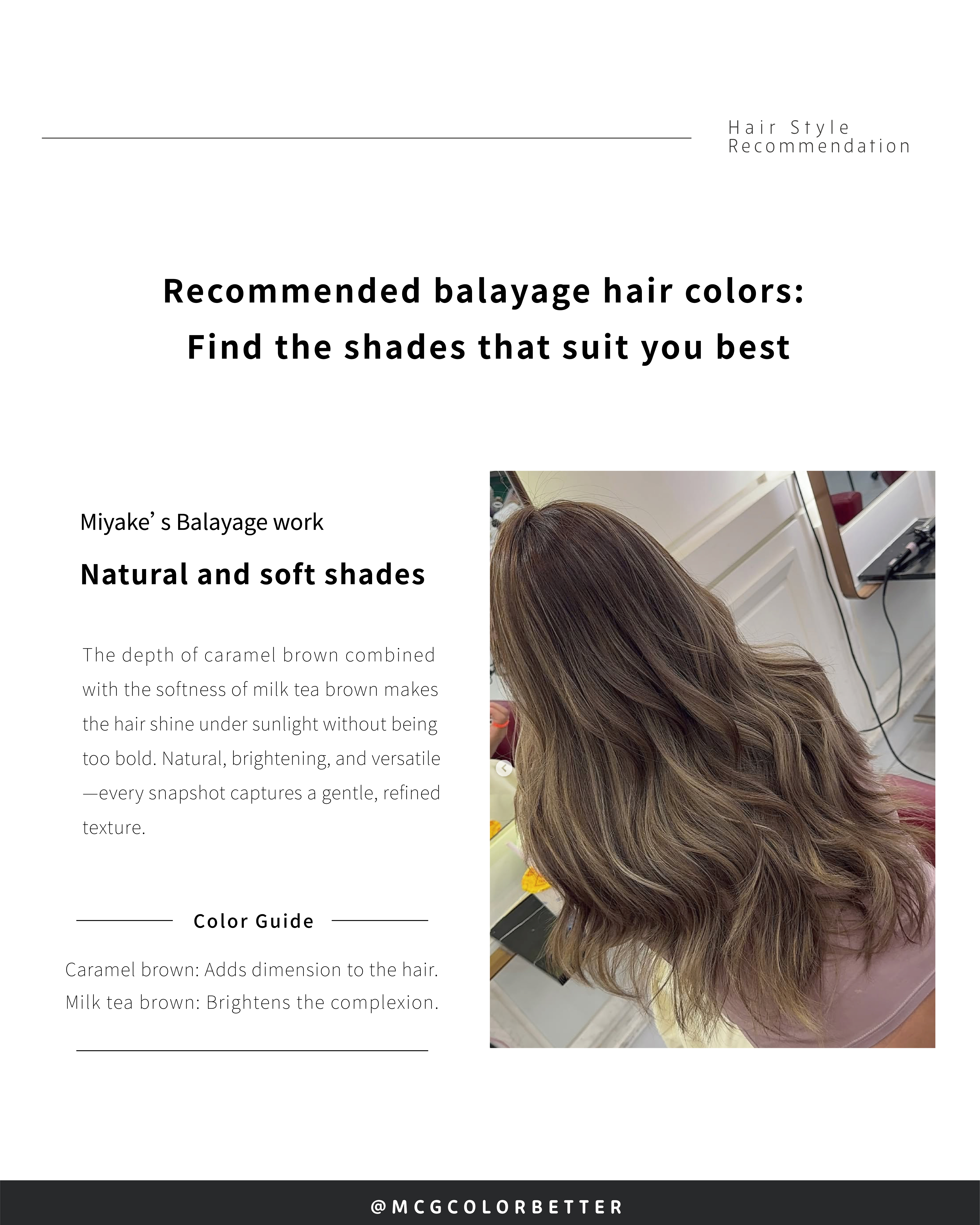 Recommended balayage hair colors: Find the shades that suit you best