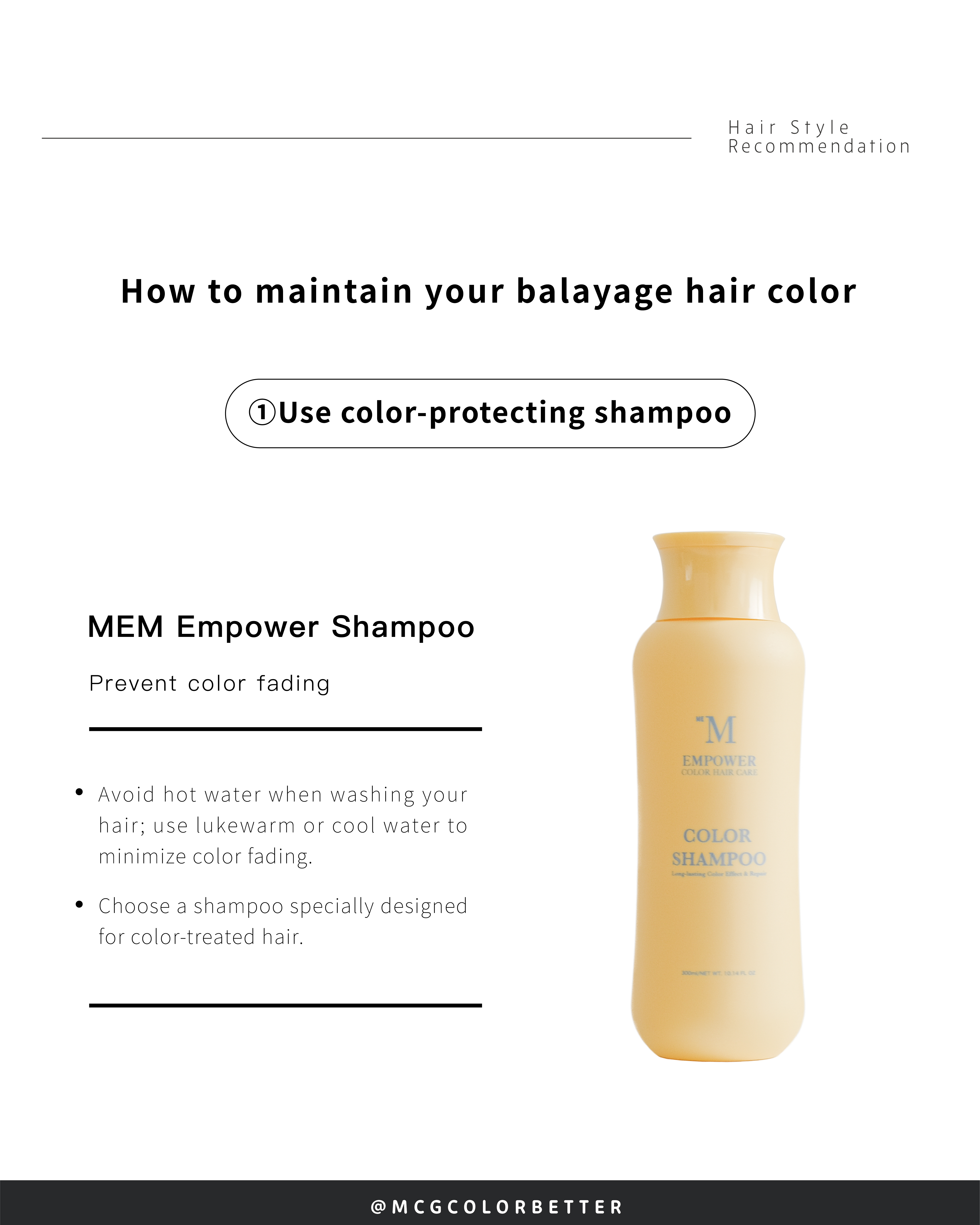 How to maintain your balayage hair color