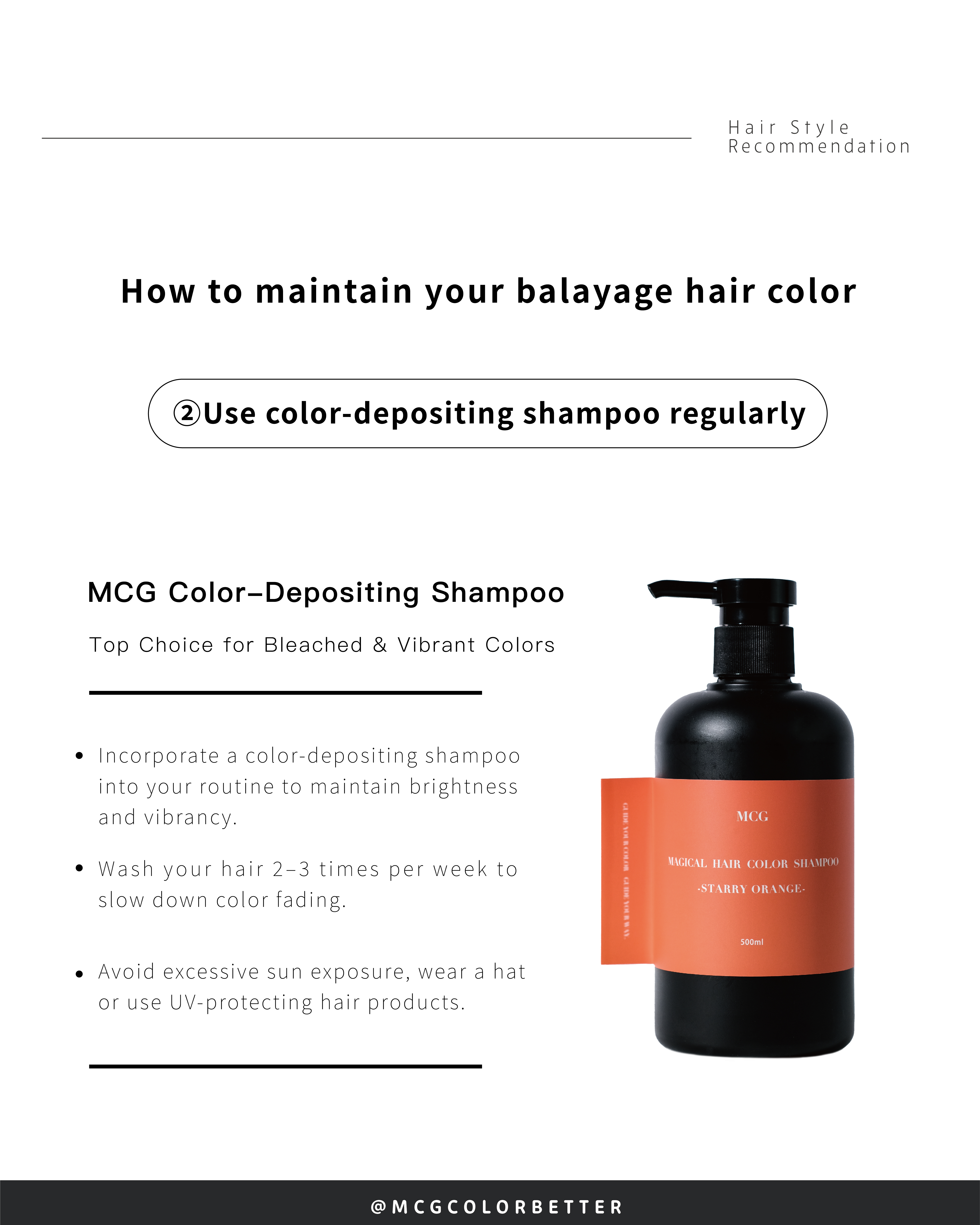 How to maintain your balayage hair color