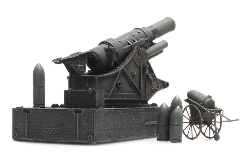 Artitec 6870254 HO規 斯柯達30.5公分 攻城迫擊砲 M1916