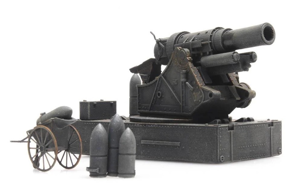 Artitec 6870254 HO規 斯柯達30.5公分 攻城迫擊砲 M1916