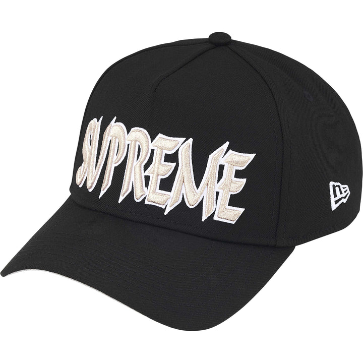 2025AW SUPREME SHARP SPELLOUT NEW ERA 電繡 字體 棒球帽 帽子 現貨 FW25H87