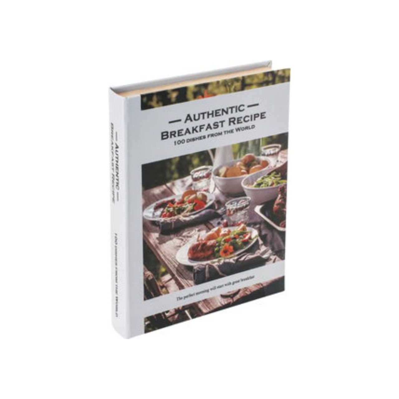 裝飾 木製書盒 早餐食譜