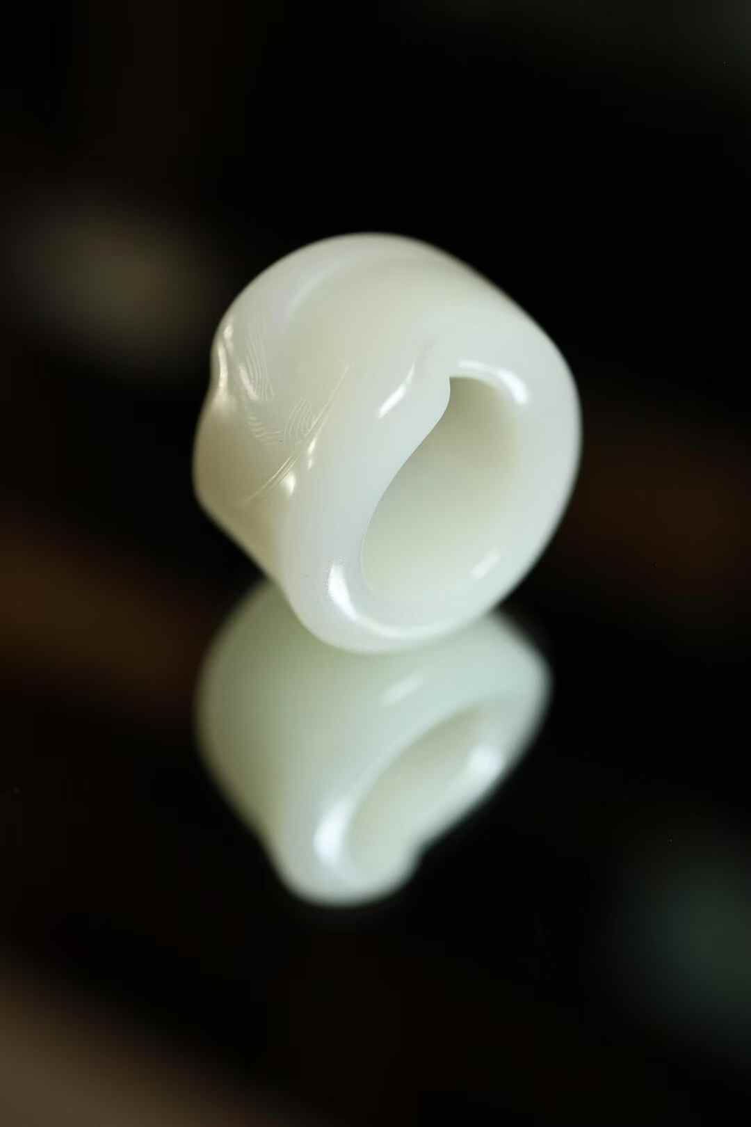 和田玉扳指 (內經 22.5mm),天然和田玉軟玉