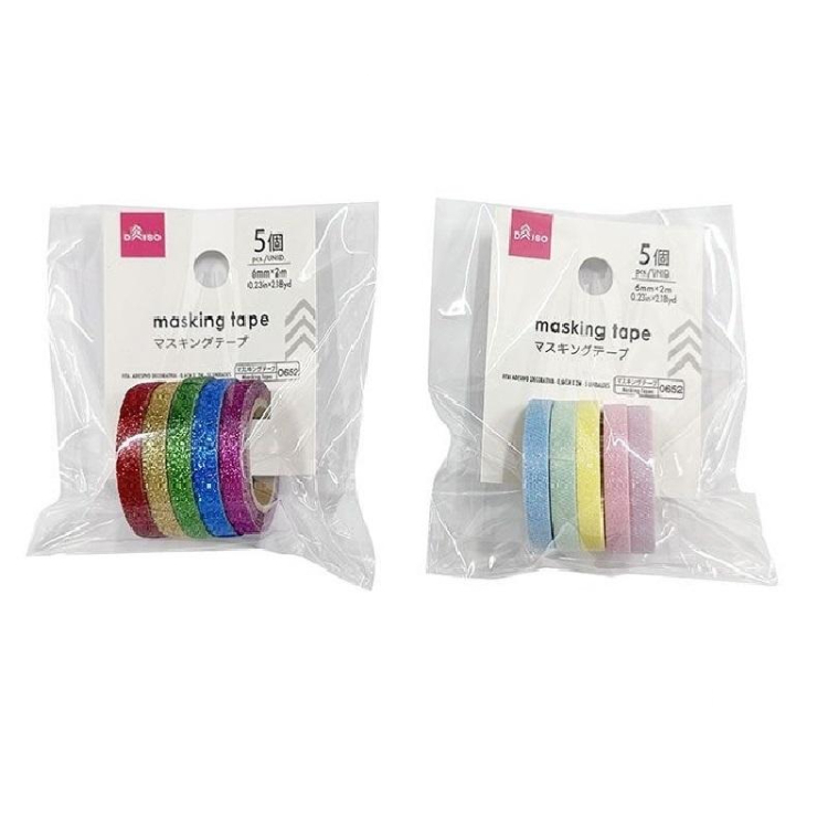 裝飾膠帶/5入 6mm×2m