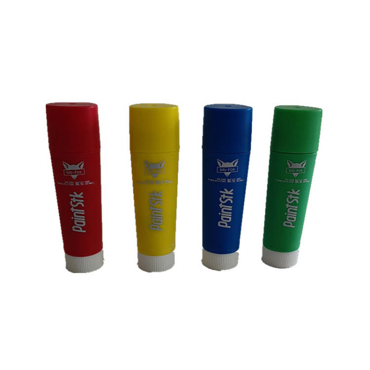 4色旋轉式蠟筆/短款