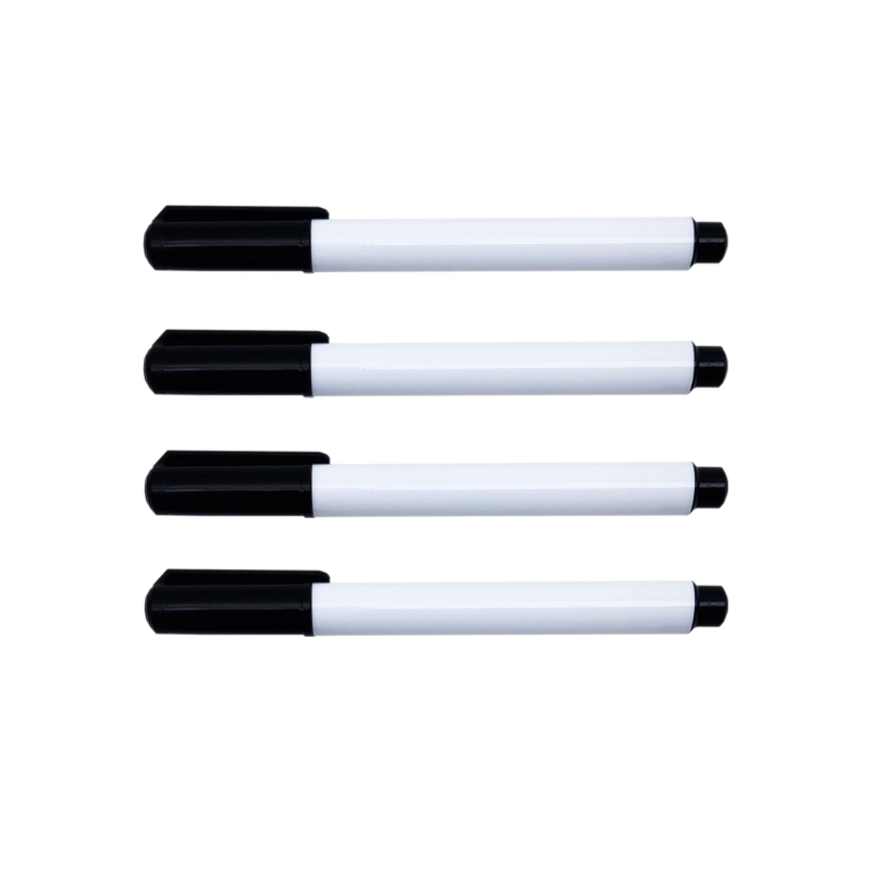 0.7mm白板筆/黑 4入