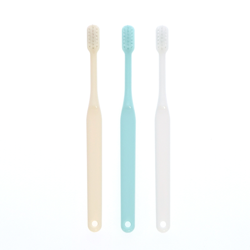 兒童軟刷毛牙刷/自然色 3入