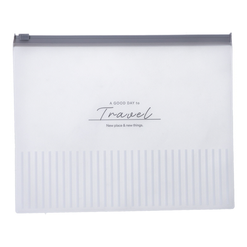 夾鏈收納袋/簡約 25×20×0.7cm