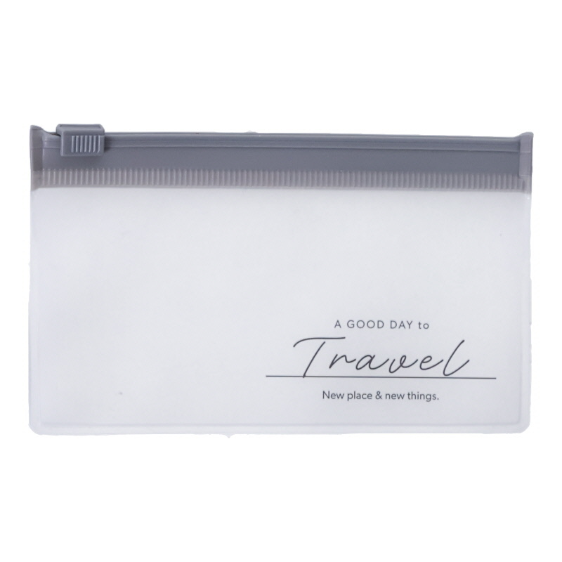 夾鏈收納袋/簡約 12×7×0.7cm 2入