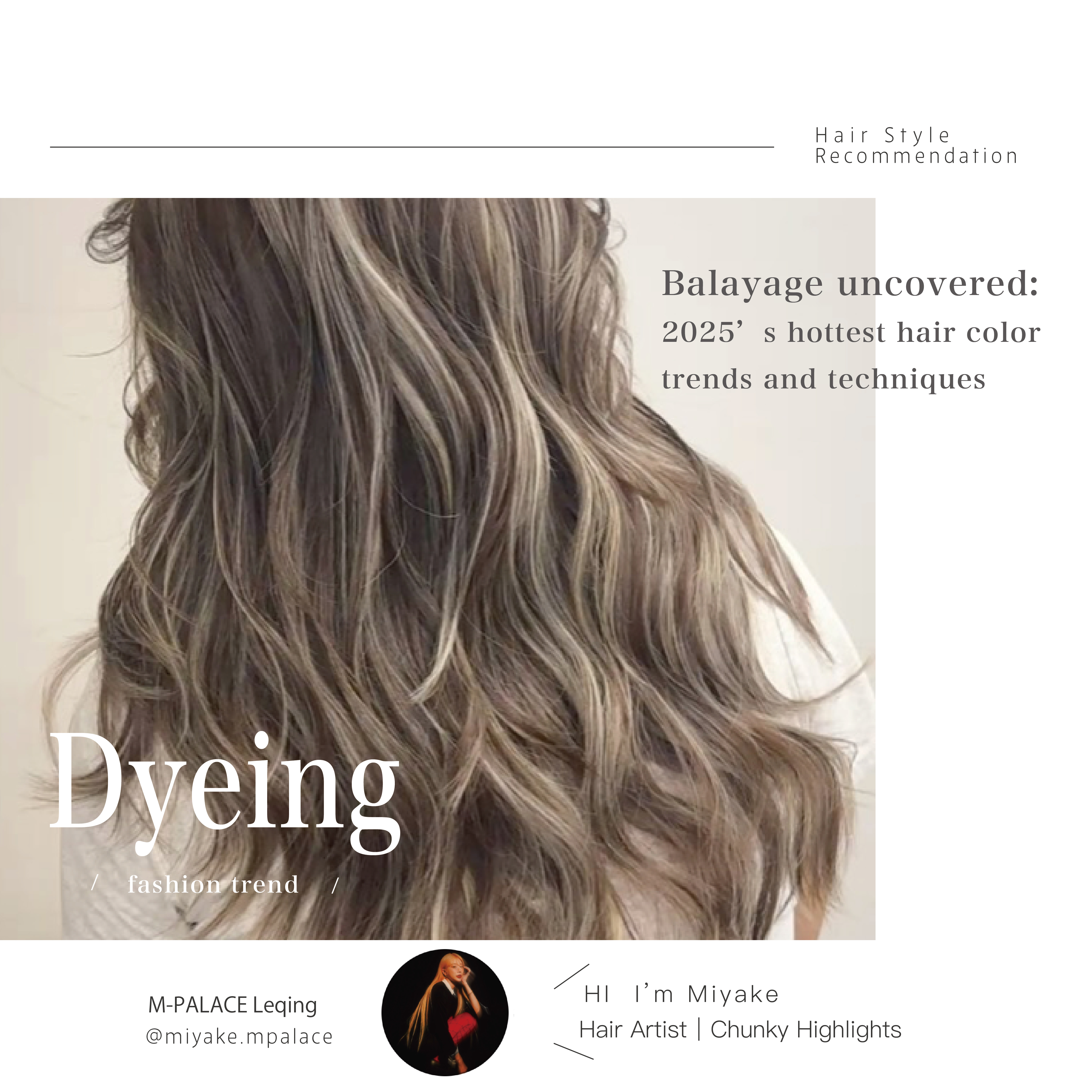 Creates more dimension and depth for your hairstyle. Compared to full-head coloring, balayage emphasizes a more natural look