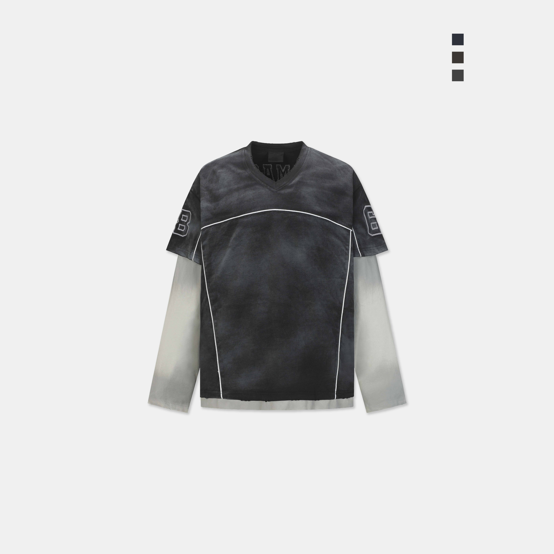 ACR 街跑者 刷舊 破壞 假兩件 長袖