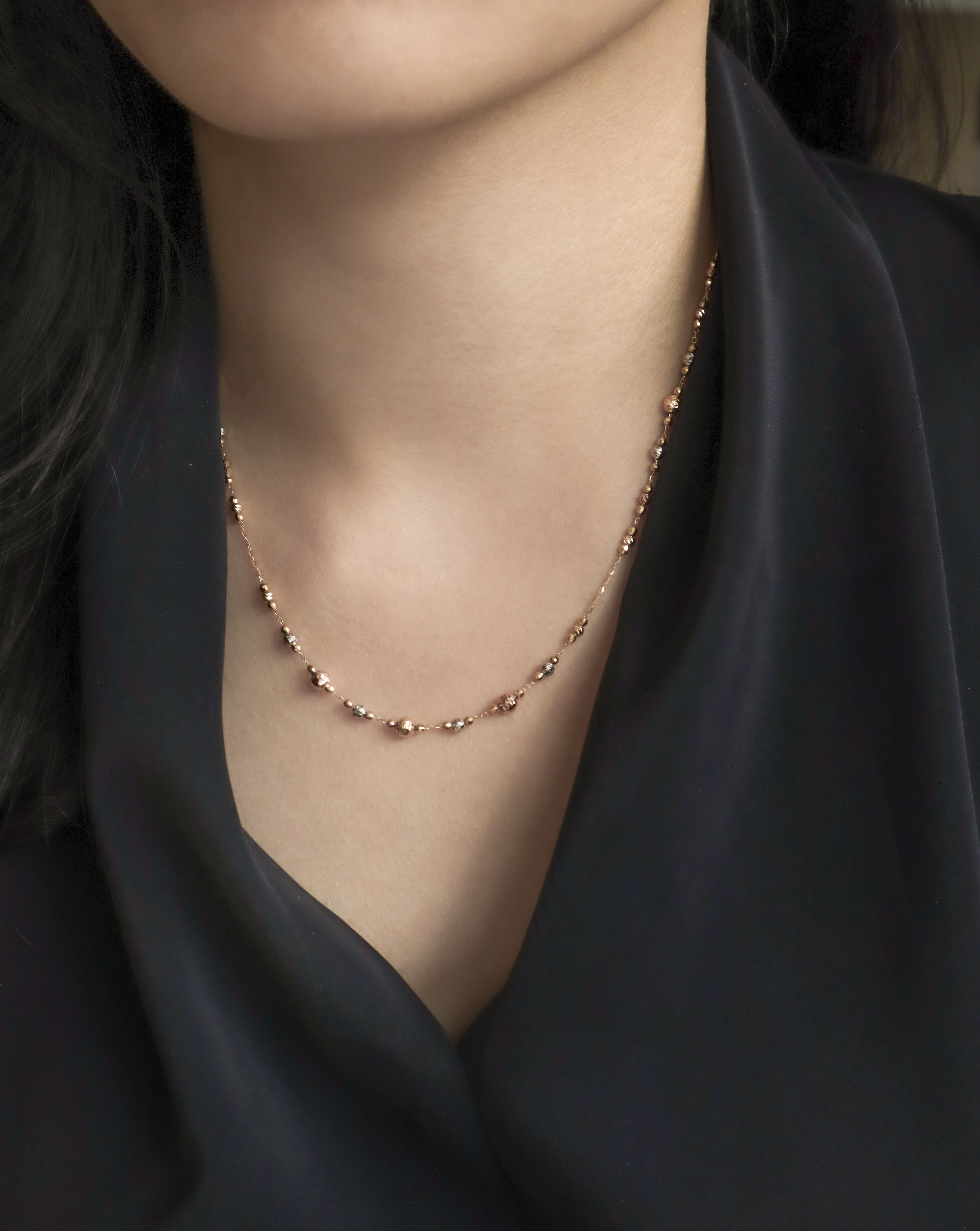 【周年慶限定】18K/日本設計款系列-長串珠項鍊