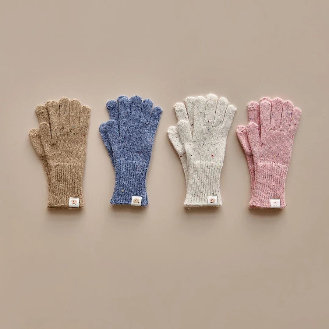 25F/W DTD冬日暖調色盤系列-兒童手套&圍巾