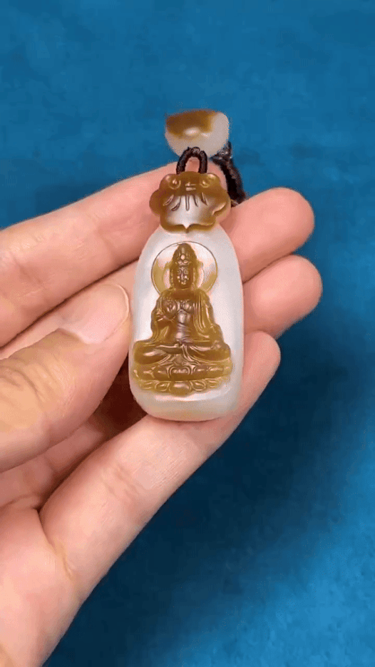 99226 和田玉金山糖白觀世音