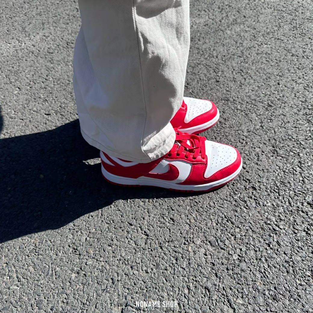 NIKE Dunk Low NEXT NATURE 環保材質 大學紅 (女款)