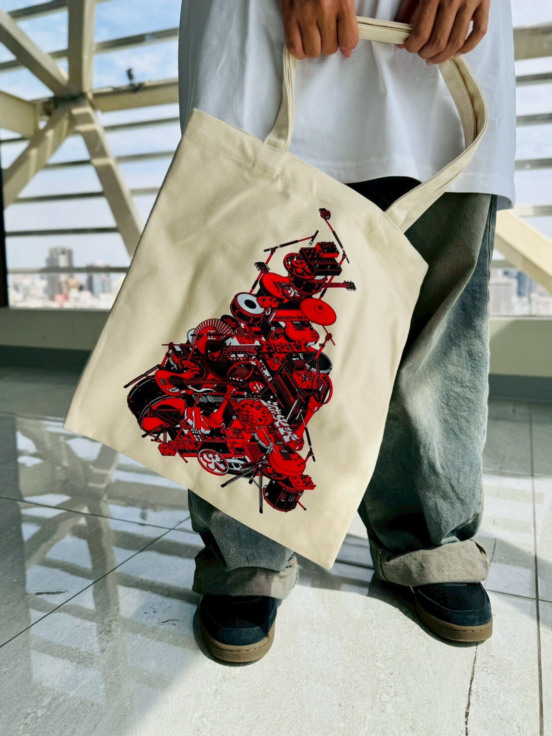 【滅火器 Fire EX.】Fire EX. x Cecil Tang《聯名托特包》