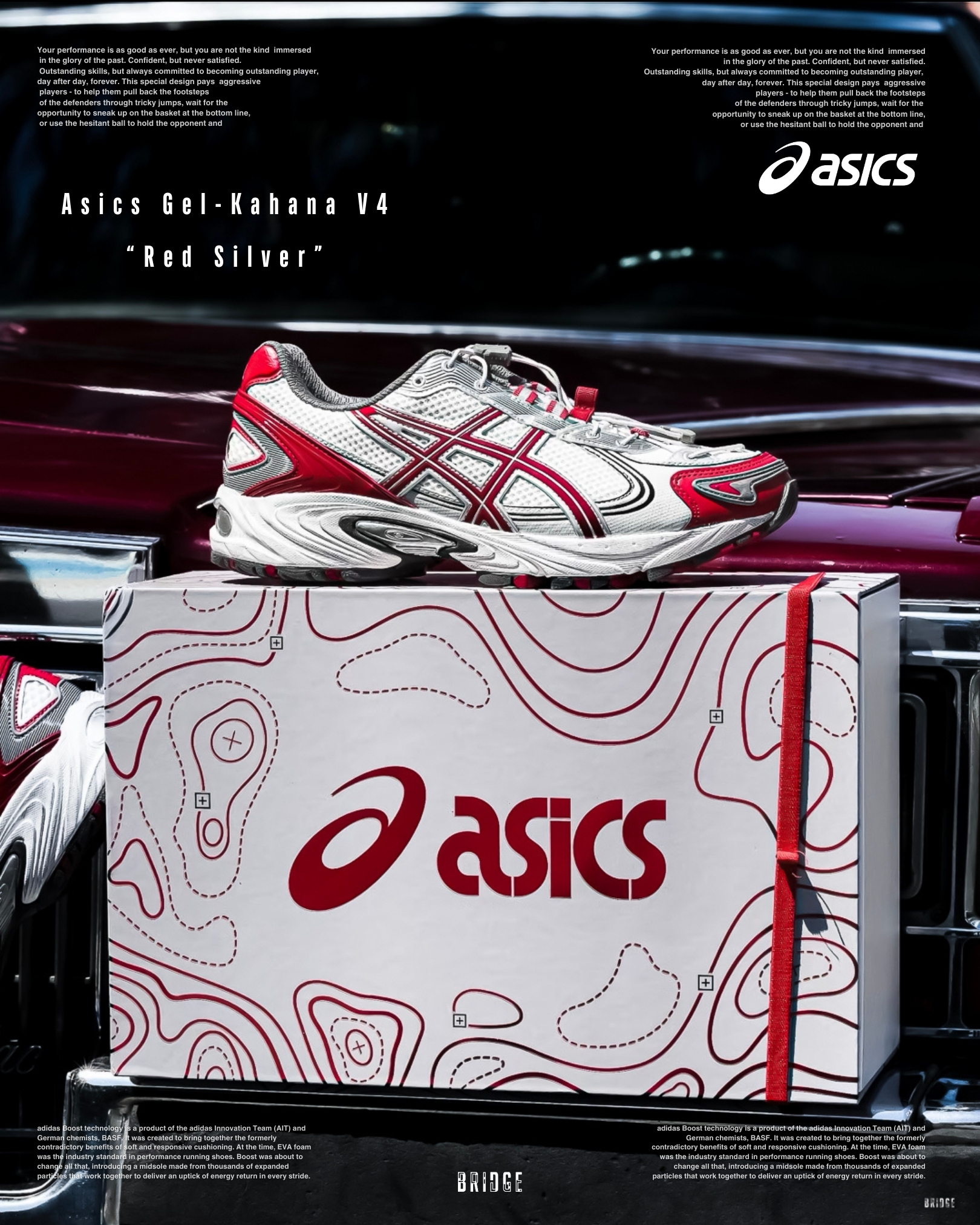 『玩液態金屬的最愛 🚨』Asics Gel-Kahana TR V4 “Red Silver” 1203A585-100