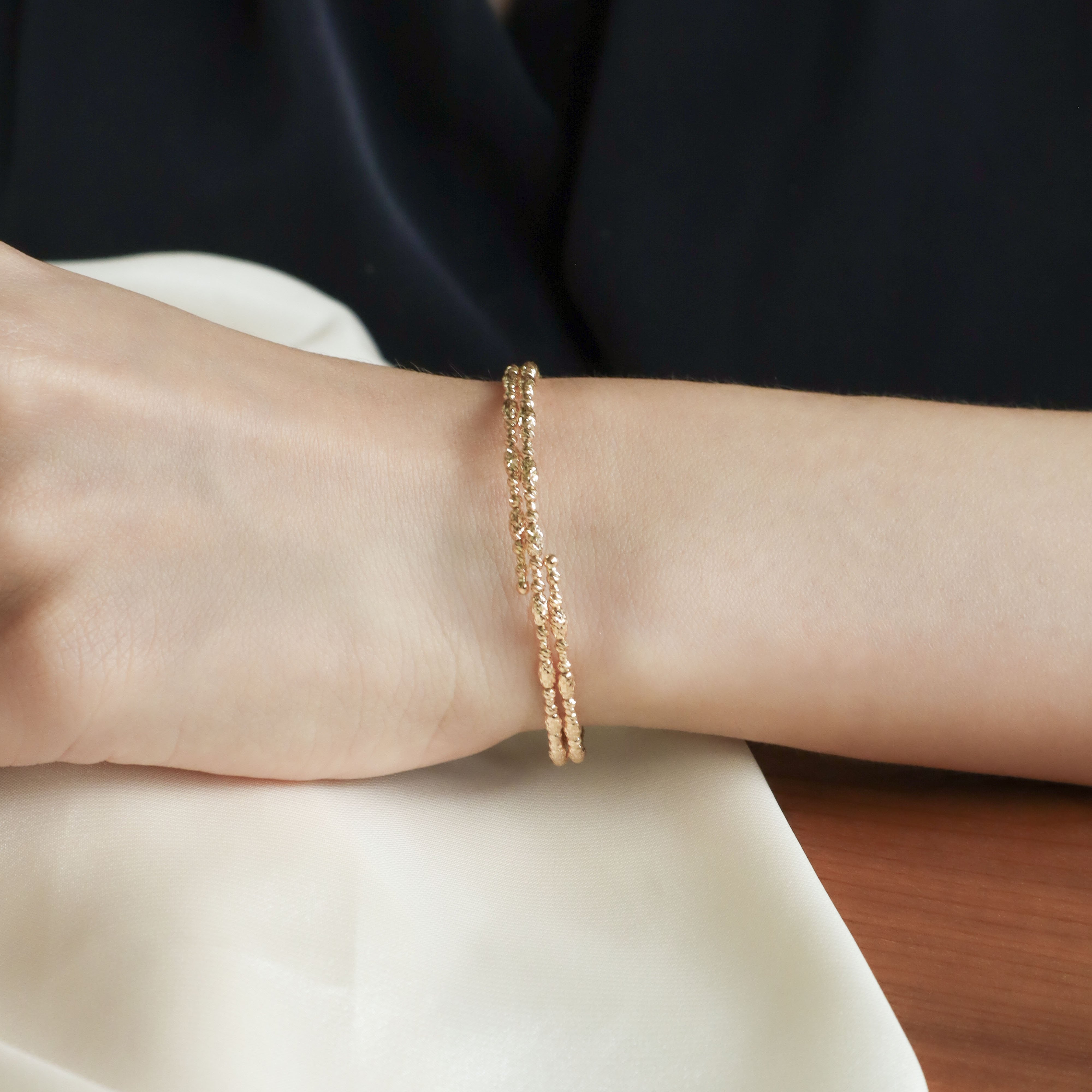 【周年慶限定】18K/日本設計款系列-珍藏多層手環