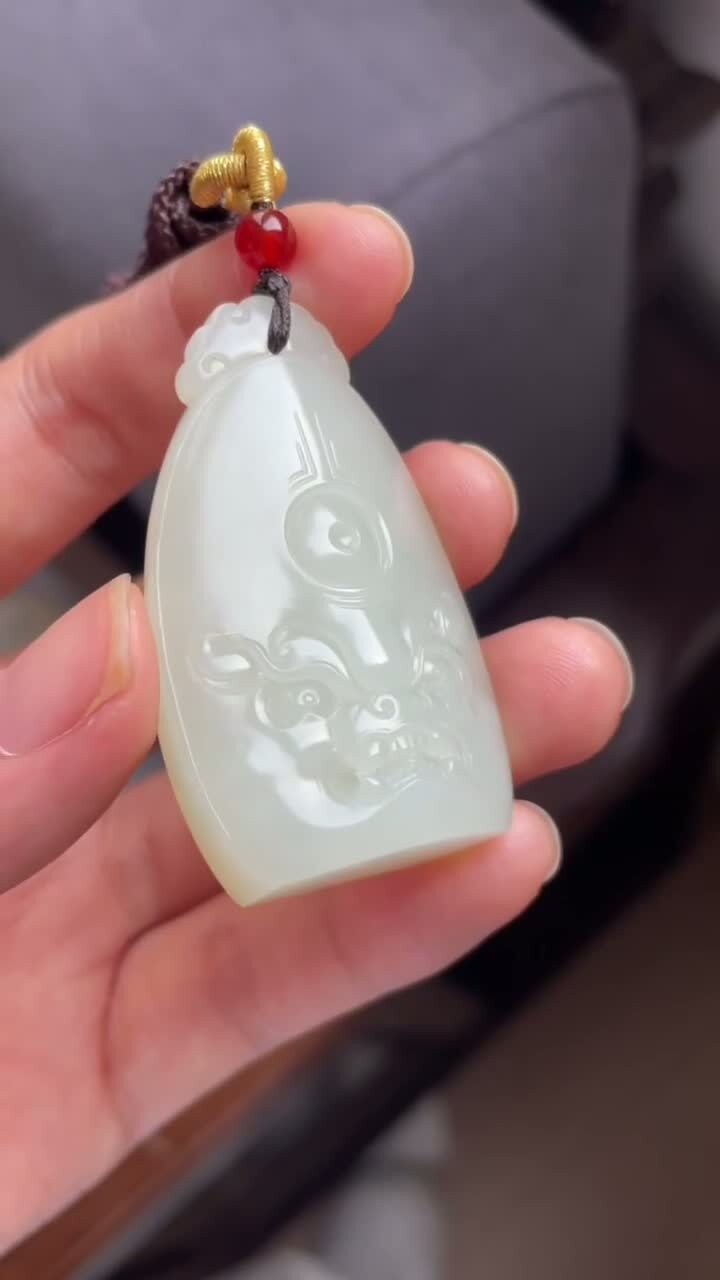 和田玉籽料貔貅,天然和田玉軟玉