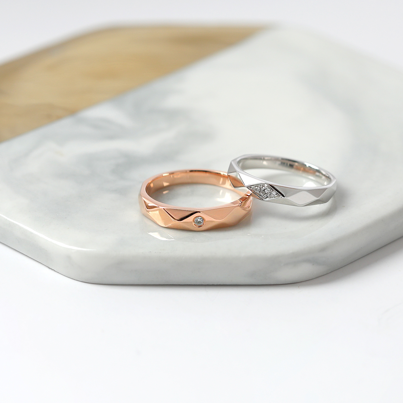 愛情幾何 — 鑽石對戒