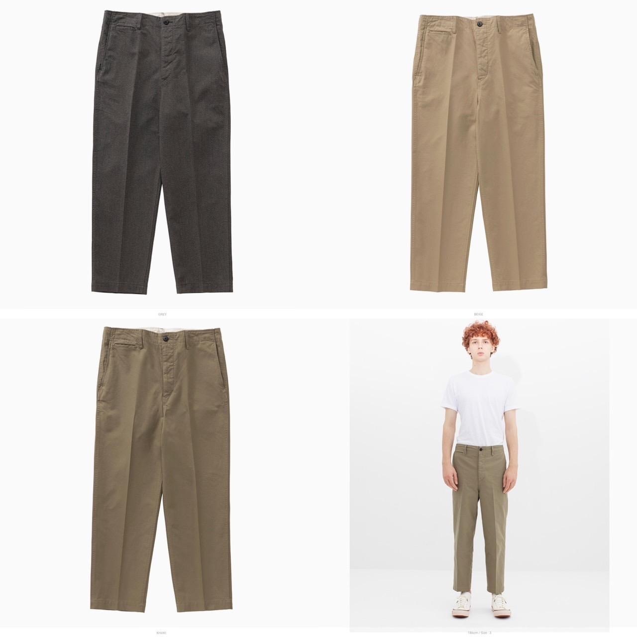 11/5 RE-STOCK: VISVIM 2025 A/W CHINO HW PANTS - PRE ORDER ITEM (預訂中)