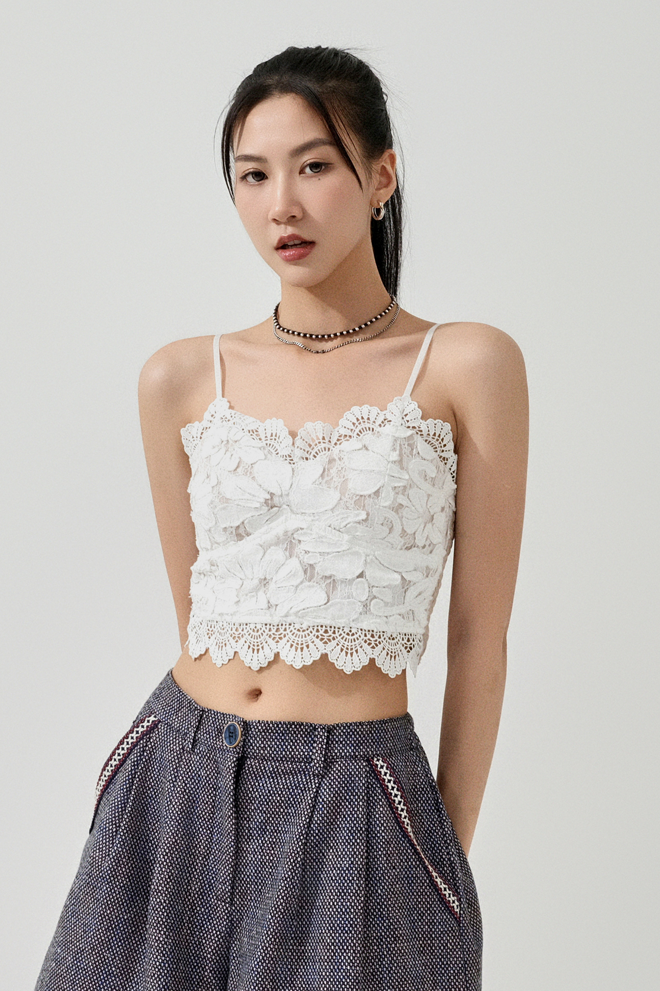 立體花棉蕾絲bra top (預購產品）