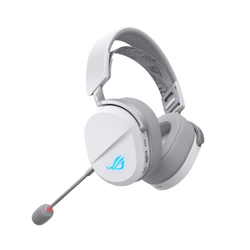 米特3C數位–ASUS 華碩 ROG Pelta White 白色無線電競耳機/90YH0410-BHUA10