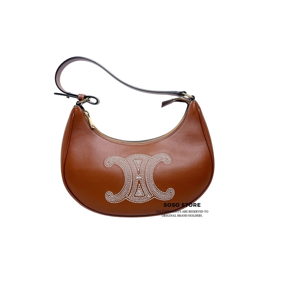 Celine Ava Bag - Brown / Ghw