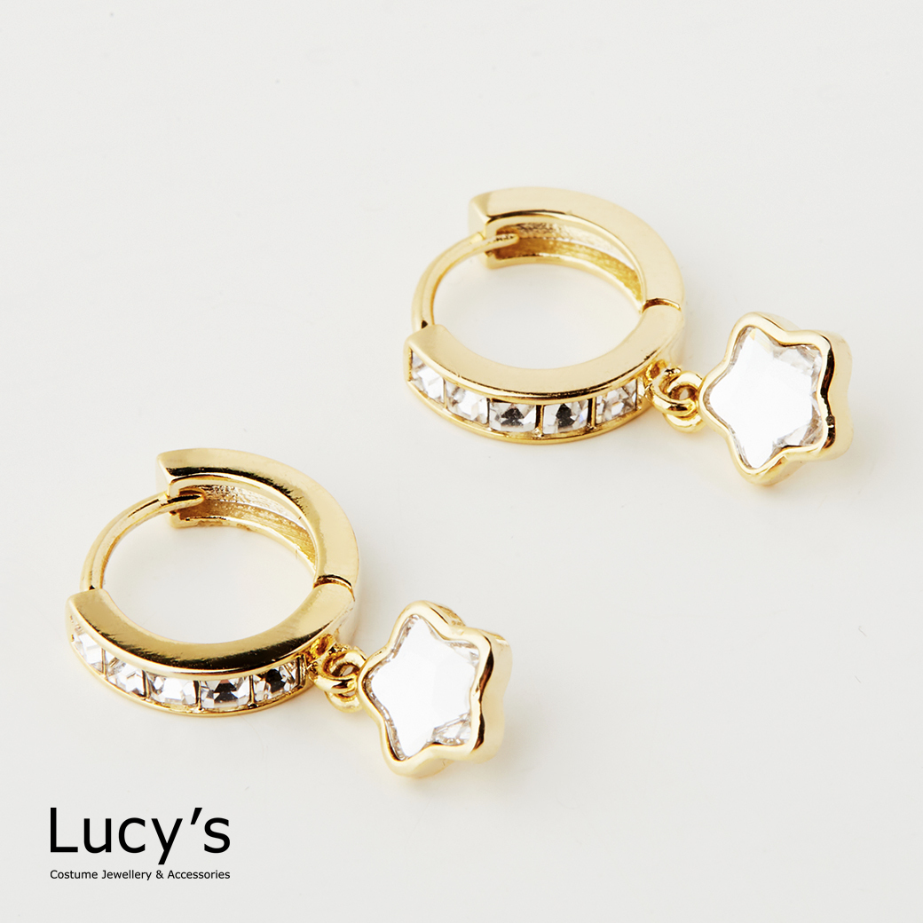 幻彩星星 易扣耳環 (四色) (126916/126917/126918/126919)