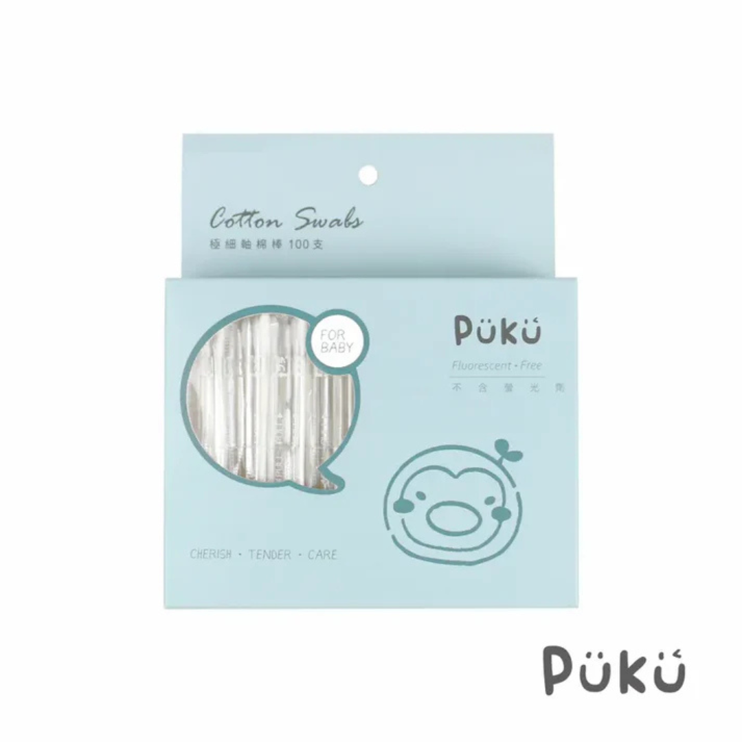 Puku 日本抗菌極細軸棉棒(100pcs)