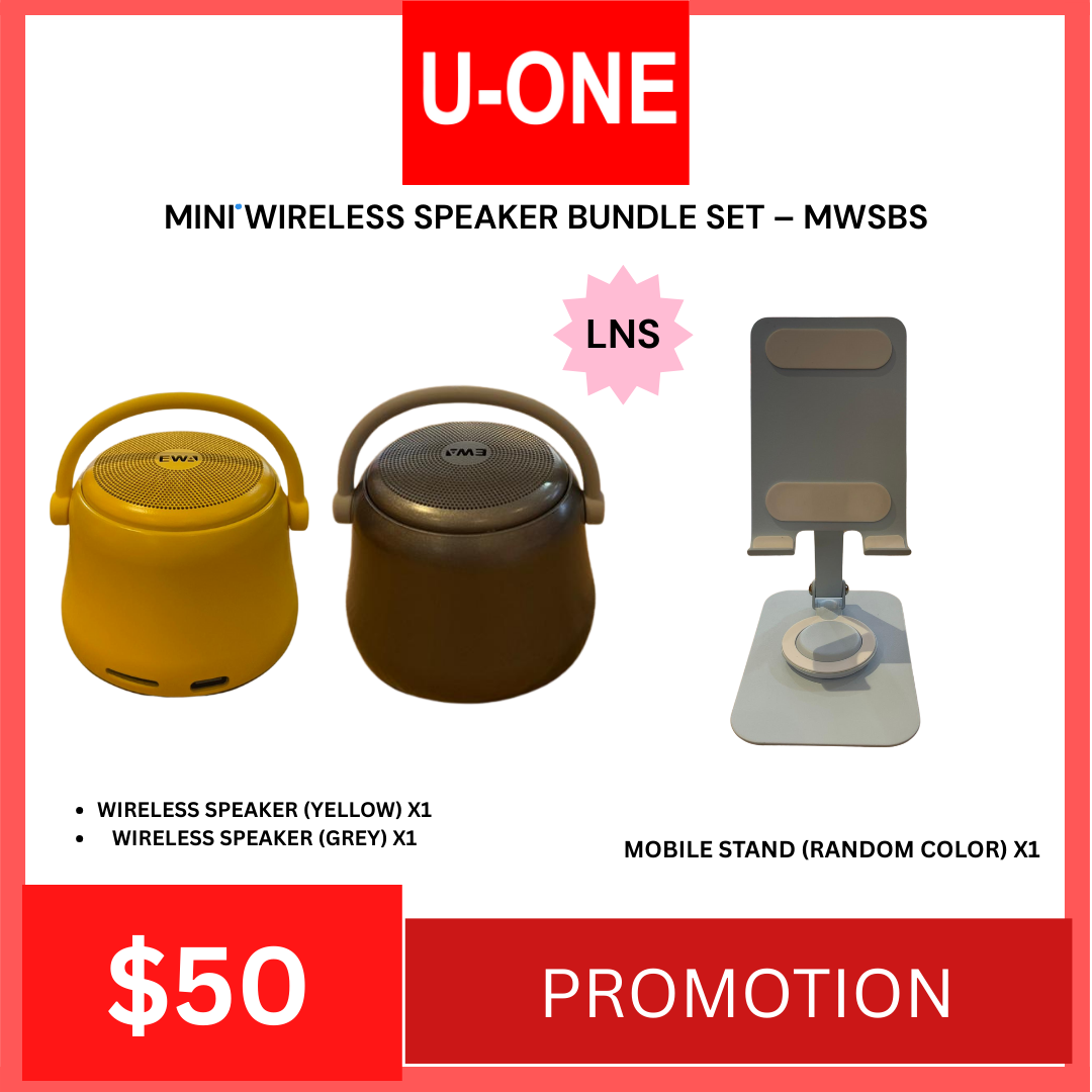 MINI WIRELESS SPEAKER BUNDLE SET – MWSBS