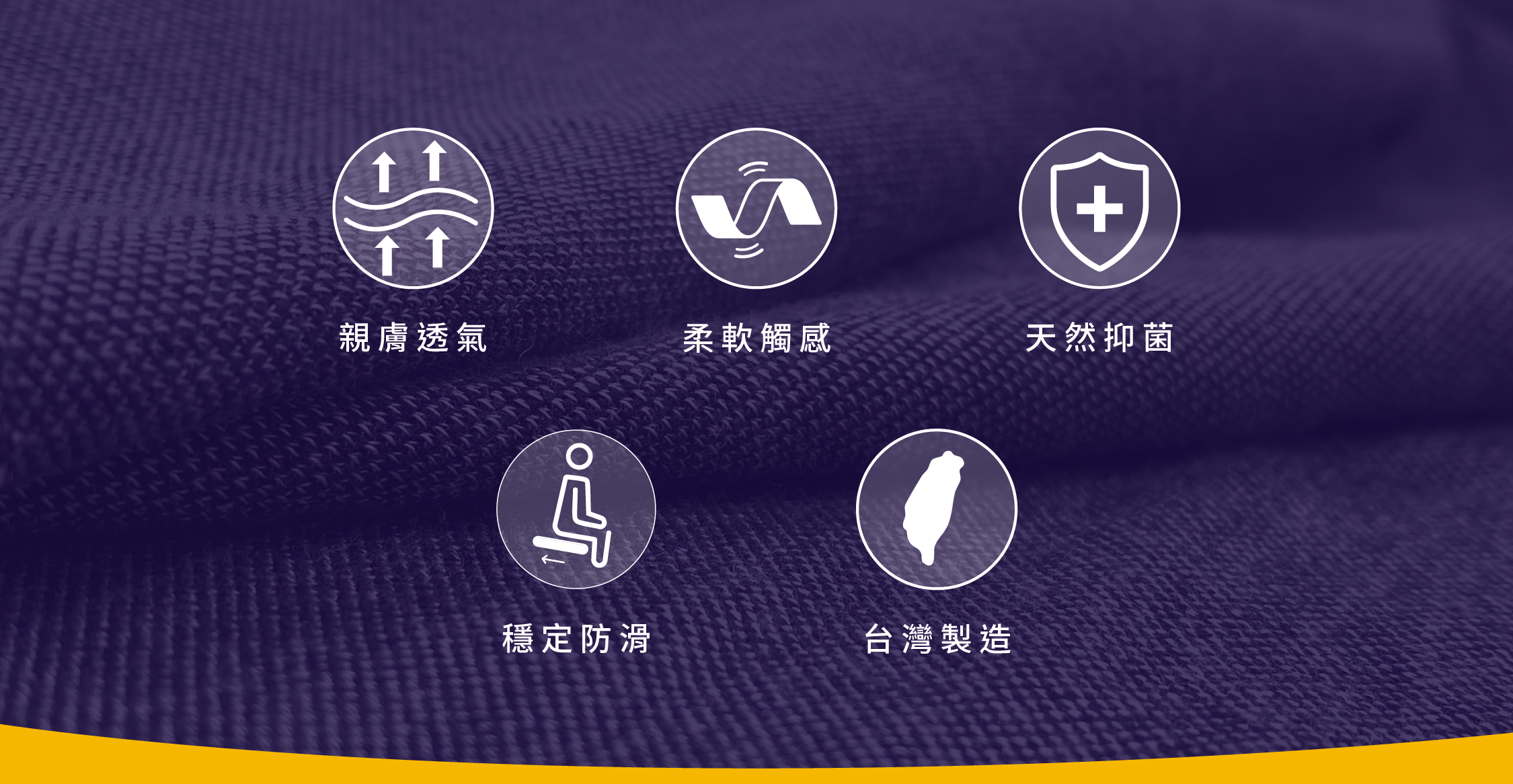 台灣製造親膚布套,透氣柔軟、天然抑菌、止滑穩定