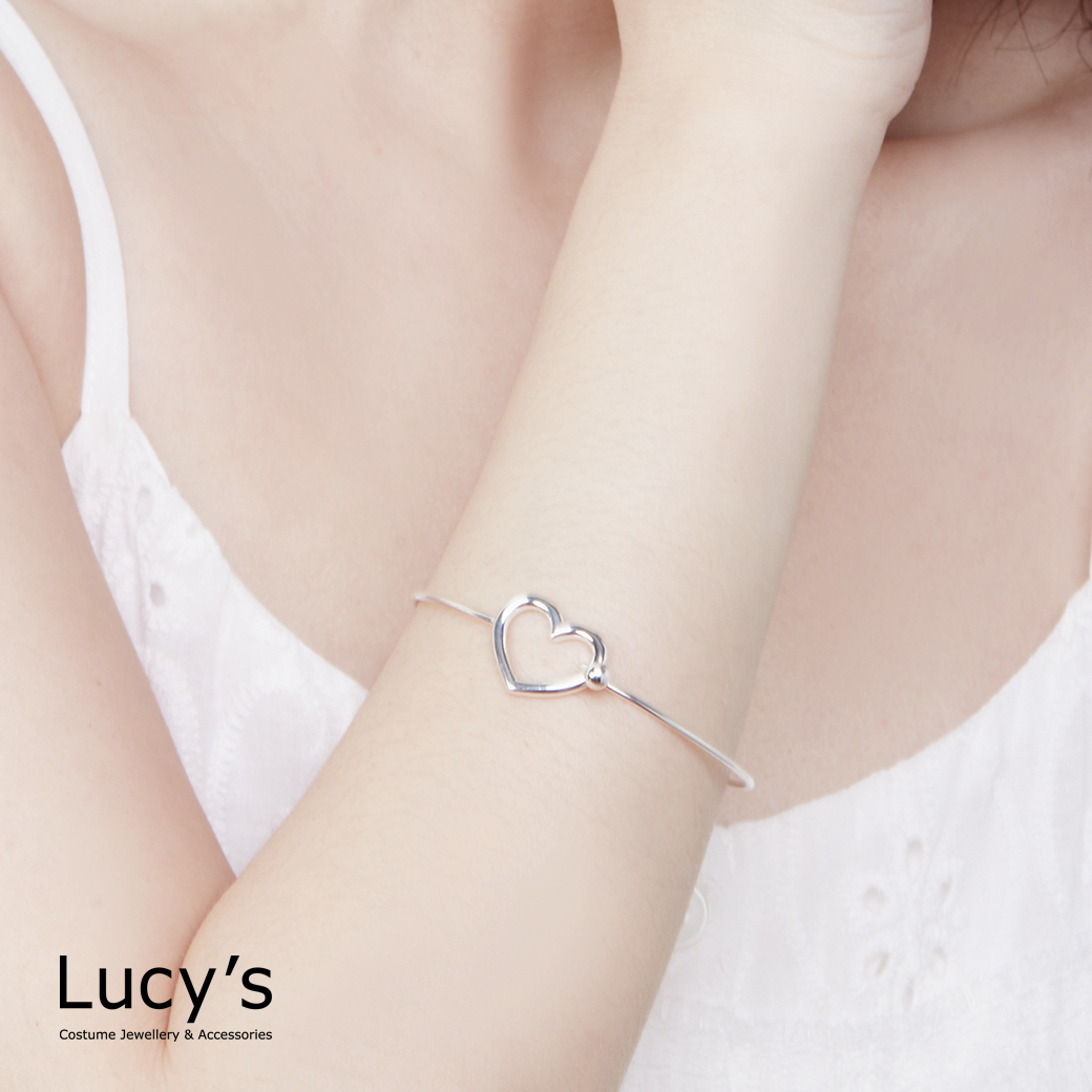 925純銀 勾愛 手環 (126282)