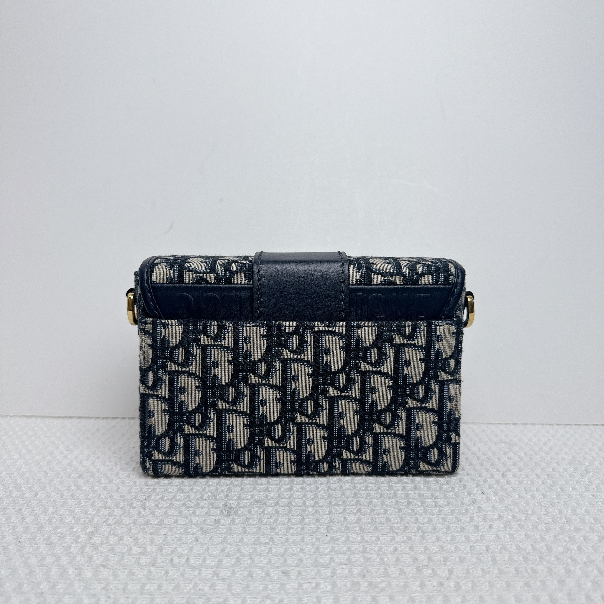 Dior Montaigne 30 Box - Navy / Ghw