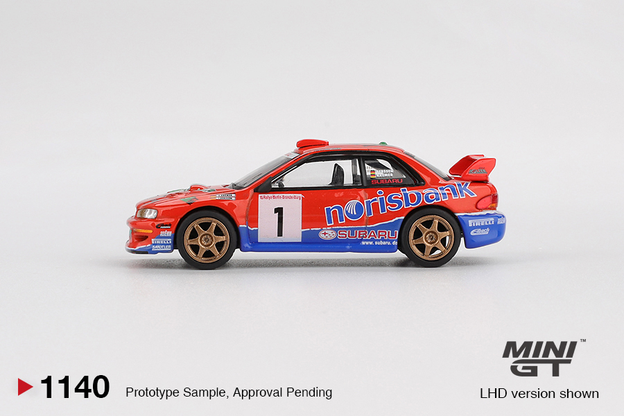 [預訂] Mini GT 富士 Subaru Impreza WRC97 #1 1999年德國拉力賽冠軍版